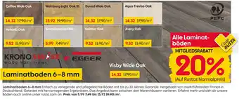 Rusta Laminatboden 6–8 mm Angebot