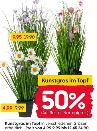 Rusta Kunstgras im topf Angebot