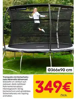 Rusta Trampolin mit sicherheitsnetz adrenalin advanced Angebot