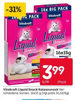 Rusta Vitakraft liquid snack katzensnack Angebot