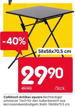 Rusta Cafétisch antibes square Angebot