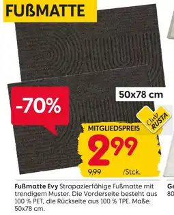 Rusta Fußmatte evy Angebot