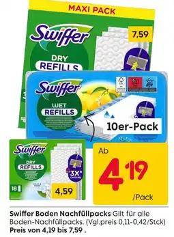 Rusta Swiffer boden nachfüllpacks Angebot