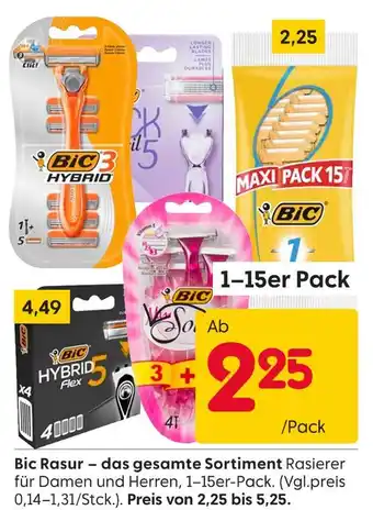 Rusta Bic rasur – das gesamte sortiment Angebot