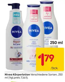Rusta Nivea körperlotion Angebot