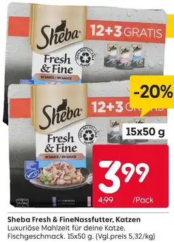 Rusta Sheba fresh & finenassfutter, katzen Angebot