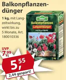 Sonderpreis Baumarkt Allflor Balkonpflanzendünger Angebot