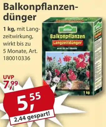 Sonderpreis Baumarkt Allflor Balkonpflanzendünger Angebot
