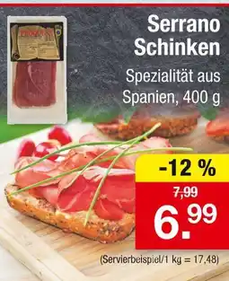Zimmermann Proquesa serrano schinken Angebot