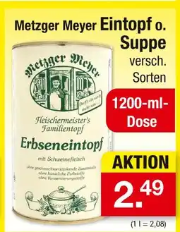 Zimmermann Metzger meyer eintopf Angebot