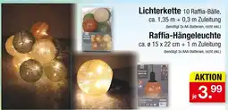 Zimmermann Lichterkette 10 raffia-bälle Angebot