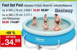 Zimmermann Bestway fast set pool Angebot