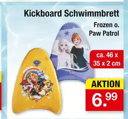 Zimmermann Frozen o. paw patrol kickboard schwimmbrett Angebot