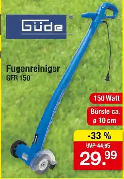 Zimmermann Güde fugenreiniger Angebot