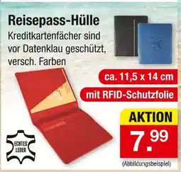 Zimmermann Echtes leder reisepass-hülle Angebot