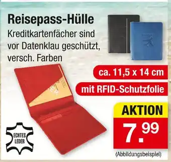 Zimmermann Echtes leder reisepass-hülle Angebot