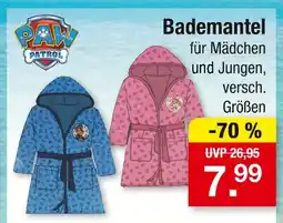 Zimmermann Paw patrol bademantel Angebot