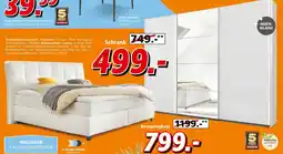 Segmüller Systema schwebetürenschrank systema oder boxspringbett Angebot
