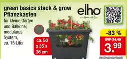 Zimmermann Elho green basics stack & grow pflanzkasten Angebot