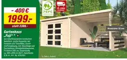 toom Baumarkt Pefc gartenhaus fuji Angebot