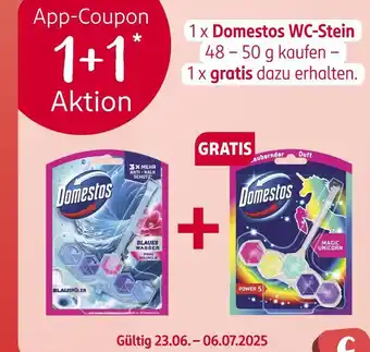 Rossmann Domestos app-coupon Angebot