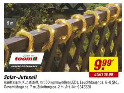 toom Baumarkt Toom solar-juteseil Angebot