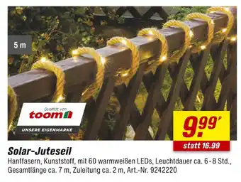 toom Baumarkt Toom solar-juteseil Angebot
