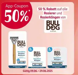 Rossmann Bull dog 50 % rabatt Angebot