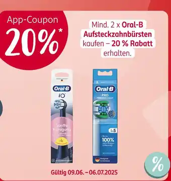 Rossmann Oral-b 20% rabatt Angebot