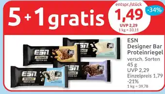 Budni Esn designer bar proteinriegel Angebot
