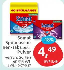 Budni Somat spülmaschinen-tabs oder pulver Angebot