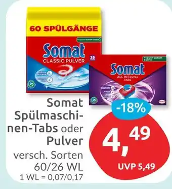 Budni Somat spülmaschinen-tabs oder pulver Angebot