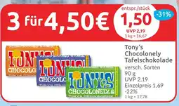 Budni Tony's chocolonely tony’s chocolonely tafelschokolade Angebot