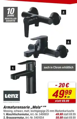 toom Baumarkt Lenz waschtischarmatur Angebot