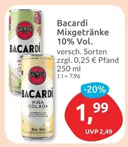 Budni Bacardi mixgetränke 10% vol Angebot