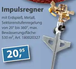 Sonderpreis Baumarkt Impulsregner Angebot