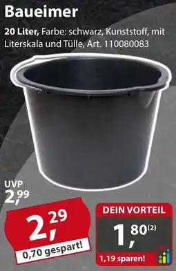 Sonderpreis Baumarkt Baueimer Angebot
