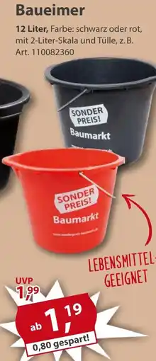 Sonderpreis Baumarkt Baueimer Angebot