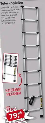 Sonderpreis Baumarkt Teleskopleiter Angebot