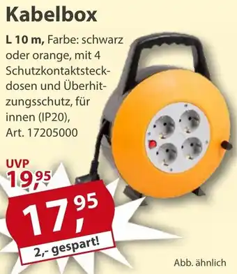 Sonderpreis Baumarkt Kabelbox Angebot