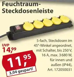 Sonderpreis Baumarkt Feuchtraum Steckdosenleiste Angebot