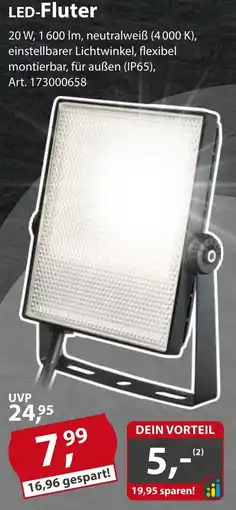 Sonderpreis Baumarkt LED-Fluter Angebot