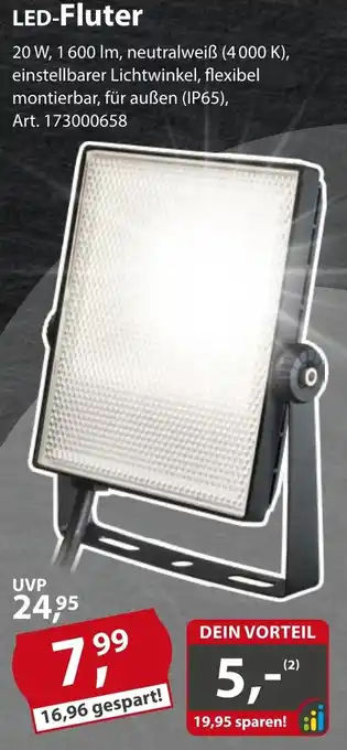 Sonderpreis Baumarkt LED-Fluter Angebot