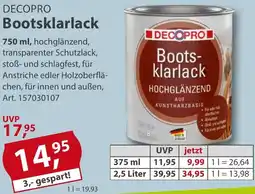 Sonderpreis Baumarkt DECOPRO Bootsklarlack Angebot