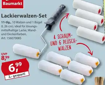 Sonderpreis Baumarkt Lackierwalzen-Set Angebot