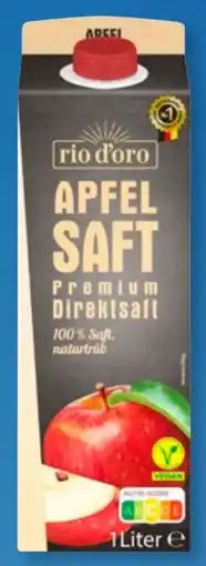 Aldi Süd rio d'oro Apfeldirektsaft Naturtrüb Angebot