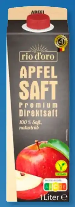 Aldi Süd rio d'oro Apfeldirektsaft Naturtrüb Angebot