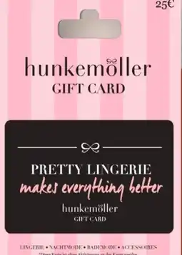 Aldi Süd Geschenkkarte Hunkemoller Angebot