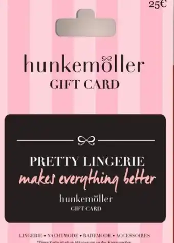 Aldi Süd Geschenkkarte Hunkemoller Angebot