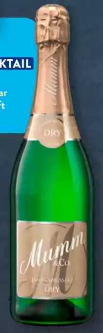 Aldi Süd Mumm & Co. Dry Jahrgangssekt Angebot